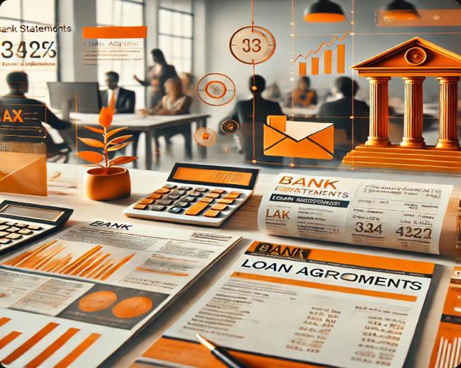 Bank Finanzdokumente in Gießen